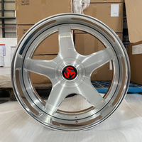 Jantes SJ personnalisées en 2 parties, 20, 22, 23, 24, 26, 28, 30 pouces, forgées, finition or poli, 5x127, finition chrome poli brossé pour Impala SS