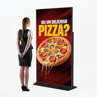 Reproductor de Publicidad LCD con Video Android de 55 Pulgadas, Kiosco Vertical, Tótem de Información, Pantalla Táctil Múltiple, Señalización Digital y Pantalla