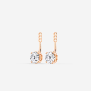 ต่างหูเพชรทรงหยดน้ำ 2 กะรัต สำหรับผู้หญิง ดีไซน์หรูหรา ประกายระยิบระยับ เครื่องประดับชั้นดี สไตล์มินิมอล ของขวัญสุดหรูสำหรับวันเกิด - Product Image 2