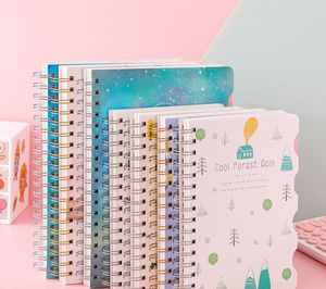 Bìa Cứng Tươi Và Phong Cách Tự Nhiên Bán Hot Loose Leaf Giá Rẻ Tùy Chỉnh Dễ Thương Xoắn Ốc Máy Tính Xách Tay - Product Image 3