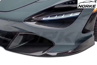 Kit carrosserie aérodynamique en fibre de carbone avec clips, léger et haute compatibilité pour 720S : lèvre avant, diffuseur arrière, aérations de garde-boue