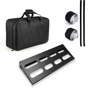 DIY Pedalboard-Set mit Softcase-Tragetasche Kabelmanagement für E-Gitarre Bass Effektpaneel Montage Bühnenauftritt - Product Image 1