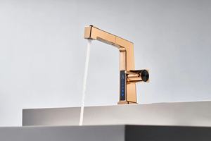 Rubinetto <span class=keywords><strong>per</strong></span> Lavabo con Display Digitale LED, Finitura Cromata, Valvola in Ceramica, Miscelatore Estraibile <span class=keywords><strong>per</strong></span> Bagni e Lavandini - Product Image 3