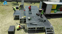Scène de spectacle portable professionnelle à assembler
