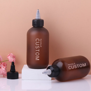 Botella de PE Boston de 60 ml, 120 ml, 180 ml, 240 ml, Botella Redonda de Plástico PE con Hombro Curvo y Tapa Personalizada para Envasado Médico y de Belleza - Product Image 2