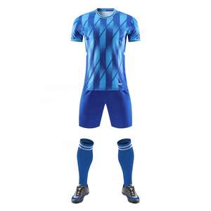 Nueva Camiseta de Fútbol 2025 OEM Transpirable 100% Poliéster, Uniforme de Entrenamiento Personalizado con Nombre de Equipo, Cuello Alto y Mangas Completas - Product Image 2