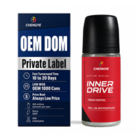 Anti-transpirant en roll-on format voyage pour femmes et hommes, avec emballage portable de 50 ml, protection longue durée contre la transpiration et les odeurs