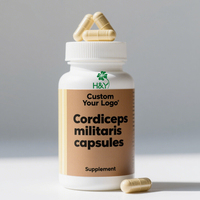 Healthway suministra cápsulas de Cordiceps Militaris OEM de alta calidad, extracto en Polvo puro de Cordiceps Militarys