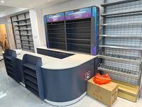 Comptoir de caisse en métal personnalisé Jiachenxin JCX-SYT pour supermarché et magasin de proximité – Vente en gros