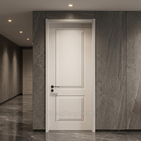 JHK-P111 Nouvelle conception personnalisable, porte intérieure en PVC peint, porte de toilette en MDF peint, porte intérieure en PVC imperméable pour maisons