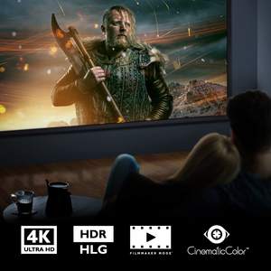 Projecteur de cinéma maison intelligent Ben.Q W1800 4K HDR Home Theater avec lampe LED 100% Rec.709 Fonction de batterie portable et optionnelle - Product Image 2