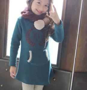 Ropa Infantil al por Mayor, Vestidos Lisos de Invierno para Niñas, Vestidos de Playa con Flores - Product Image 2