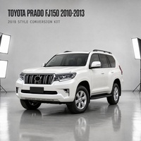 Kit carrosserie Facelift, calandre de pare-chocs avant pour Toyota Prado LC150, conversion de phares, amélioration de qualité supérieure, accessoires 4x4 personnalisés