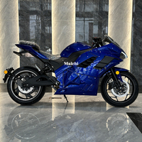 Moto électrique de course à prix de gros, autonomie de 200 km, 72 V, vitesse maximale de 130 km/h