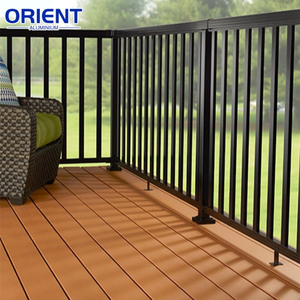 Barandilla <span class=keywords><strong>exterior</strong></span> <span class=keywords><strong>Terraza</strong></span> Barandilla Balcón <span class=keywords><strong>de</strong></span> aluminio residencial Barandilla Diseño tubular cuadrado - Product Image 5