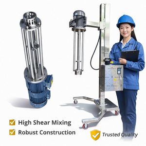 Mezclador Industrial de Alta Velocidad para Dispersar Aceite y Crema, Homogeneizador, Emulsionador, Mezclador Silverson de Alto Cizallamiento - Product Image 4