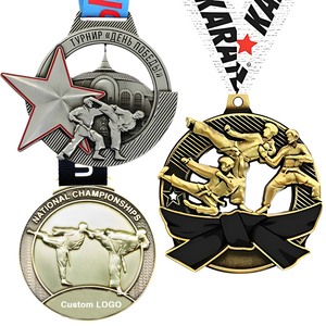 Huy chương cho Giải thưởng sự kiện Marathon thể thao Taekwondo với thiết kế tùy chỉnh và Cá nhân hóa - Product Image 1