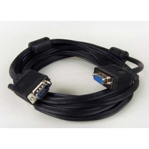 สาย VGA 5 ม. ชายต่อหญิง ทองแดงปลอดออกซิเจน ป้องกันด้วยเส้นถัก สำหรับจอภาพ ความละเอียด 1080p - Product Image 1