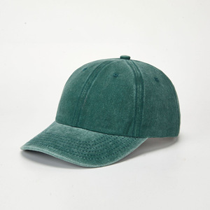 Casquette de baseball délavée avec logo brodé OEM, style papa, pour le golf - Product Image 1