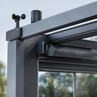 Ruang Berjemur Otomatis Cerdas dengan Sistem Thermal Break, Atap Louvered Bermotor, Kontrol Jarak Jauh, Pencahayaan LED Terintegrasi, Cerdas untuk Semua Musim