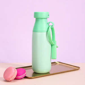 Eco Friendly Double Wall Vacuum Insulated Stainless Steel Water Bottle for Girls <b>with</b> Leakproof <b>Straw</b> Lid Perfect for Sports Tra - Product Image 2