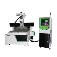 Máquina Fresadora CNC para Madera Yidiao 1325 ATC de Alta Precisión, 12 Herramientas, 3 Ejes, Husillo Único, Motor Servo de 9kw, Transmisión por Engranajes