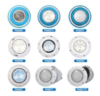 Projecteur LED RGB pour piscine 18W 25W 35W, étanche IP68, en ABS, lampe subaquatique pour piscine, conception SMD