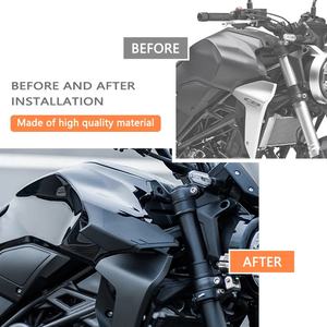 Para Honda CB300R <span class=keywords><strong>CB300</strong></span> <span class=keywords><strong>R</strong></span> 2019-2025, nuevo alerón lateral para motocicleta, alerón de fijación de flujo de viento, carenado delantero, accesorios de aireación - Product Image 5