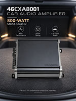 CX A800.1 Mono Class D Subwoofer Amplifier 800W Penguat Audio Mobil dengan Equalizer dan Crossover Terintegrasi Bluetooth 12-24V Sistem Suara Kendaraan