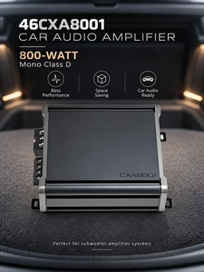 Amplificateur de subwoofer mono classe D CX A800.1 800W pour système audio de voiture avec égaliseur et filtre de fréquence intégrés - Product Image 4