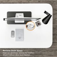 STB-111-02 grosir dudukan peninggi Laptop dengan instalasi cepat penyusun meja Monitor Stand Notebook untuk rumah kantor
