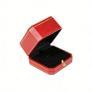 High Quality <b>Earring</b> Box Rigid Flip Lid PU Leather Jewelry Gift Box EVA Insert Printing Custom Logo OEM Jewelry Box Factory - Product Image 5