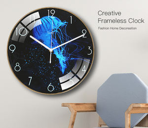 <span class=keywords><strong>Reloj</strong></span> de Pared Personalizable con Estilo, con Capa de Recubrimiento de MDF y PU, Analógico, Decoración para Oficina y Hogar, Ligero - Product Image 6