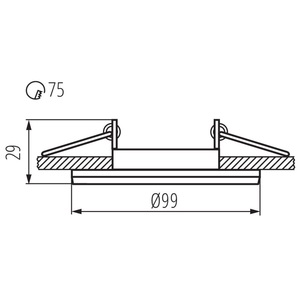 Colie <b>Spotlight</b> Ring In Kanlux Aluminum Color - Product Image 3