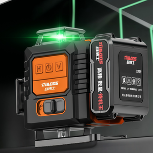 Nivel Láser Autonivelante de 360 Grados, 12/16 Líneas, Verde, de Grado Industrial, para Exteriores, con Control Remoto - Product Image 2