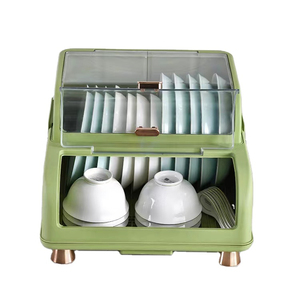 Organisateur d'ustensiles de cuisine moderne avec séparateurs ajustables pour couverts, bols et <span class=keywords><strong>vaisselle</strong></span>, pour armoire de rangement - Product Image 1