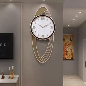 Armen's Wall <b>Clock</b> Irregular Shape Silent <b>Battery</b> Powered Living Room Decorative <b>Clock</b> - Product Image 4