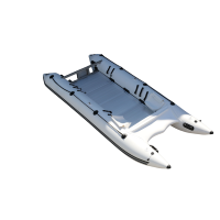 Bateau pneumatique gonflable en PVC pour la pêche à la ligne, type catamaran, en promotion