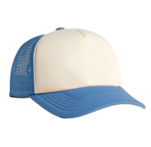 หมวกกอล์ฟโพลีเอสเตอร์แบบทูโทน5แผงหมวกสแนปแบ็กแบบปรับได้ป้องกันแสงแดดพร้อมตาข่ายสไตล์ทางการ - Product Image 1