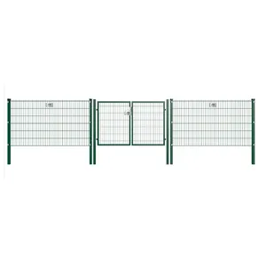 high quality galvanized double welded wire mesh panel fencing trellis & gates