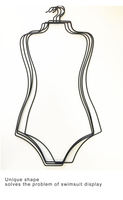 Pour Lavinia personnalisé brillant or Rose or cuivre corps métal cintres Offre Spéciale usine en gros pour vêtements literie Bikini