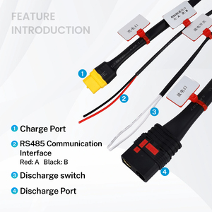 48V 30Ah Natrium-batterijpakket Lange levensduur Hoge energiedichtheid Lichtgewicht ontwerp voor dagelijkse taken van reinigingsrobots - Product Image 3