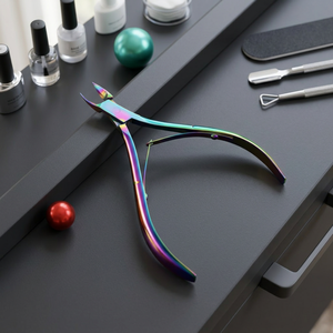 Coupe-cuticules professionnel en acier inoxydable, outil de coupe de précision pour manucure professionnelle - Product Image 3