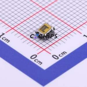 TS-1081S-AC01326 Tactile Switch SMD Switch Single Pole Single Throw Rectangle Button 2.6N Horizontal Mount - Product Image 1