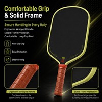 Paleta de Pickleball Bread Butter LOCO, 16MM, Termoformada, Fibra de Carbono T700, Núcleo de Espuma de Doble Densidad, Aprobada por la USAPA, OEM Personalizada