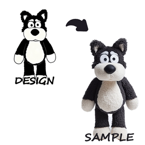 Kendi Özel Karakter Peluş Oyuncağınız Mevcut Kişiselleştirilmiş Peluş Hayvanlar Özel Pamuklu Dolgulu Bebekler - Product Image 1