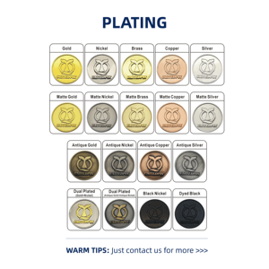 Monete Commemorative Personalizzate in Acciaio Inossidabile di Alta Qualità, Incise a Laser, Doppio Lucidatura Oro e Nero, Artigianato in Metallo - Product Image 4