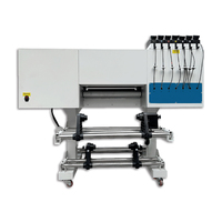 Printer DTF UV untuk cetak permukaan datar dan melengkung langsung ke mesin Transfer UV Film untuk dekorasi tanda kemasan Label