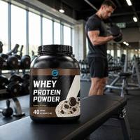 Poudre de protéines de lactosérum naturelle à marque privée OEM, gain de masse musculaire, 5 lb, complément alimentaire pour adultes