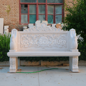 Stile moderno in marmo panche commemorative pietra di calce materiale <span class=keywords><strong>per</strong></span> giardino Hotel arredamento - Product Image 3